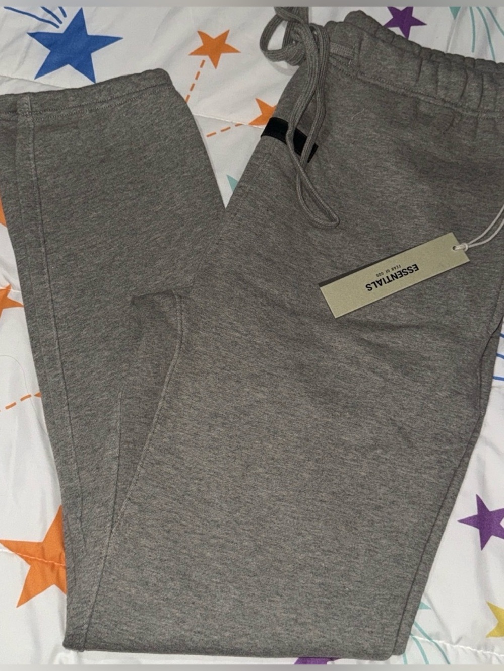 ESSENTIALS Men's dark oatmeal Joggers